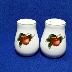Citation The Cades Cove Salt and Pepper Shaker Set Apples Blossoms Cherries